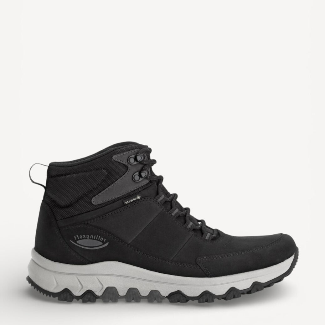 Heren boots-Zwart suède