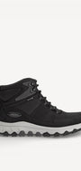 Heren boots-Zwart suède