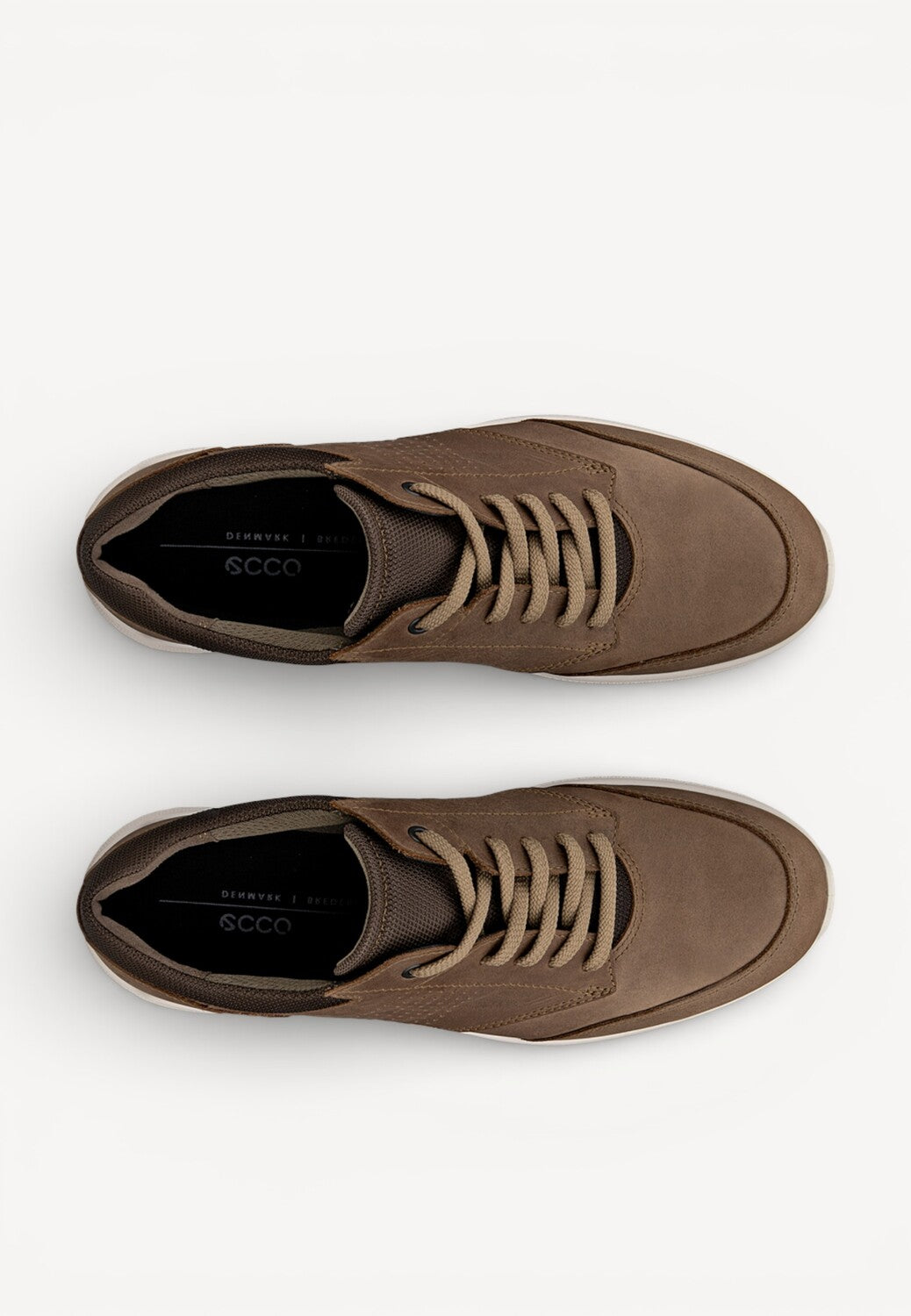 Heren veterschoenen-Beige suède/nubuck