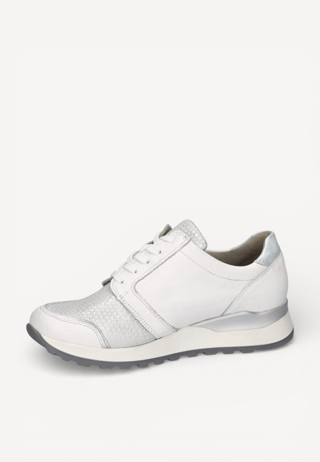 DAMES SPORTIEVE VETERSCHO-Wit leer