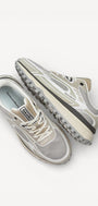 Heren veterschoenen-Beige combi kleur