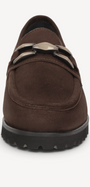 DAMES INSTAPSCHOENEN-Bruin suède