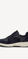 DAMES SPORTIEVE VETERSCHO-Blauw leer