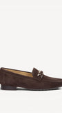 DAMES INSTAPSCHOENEN-Bruin suède