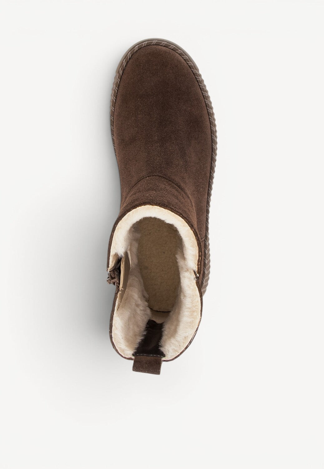 DAMES BOOTS+KORT LAARS-Bruin suède