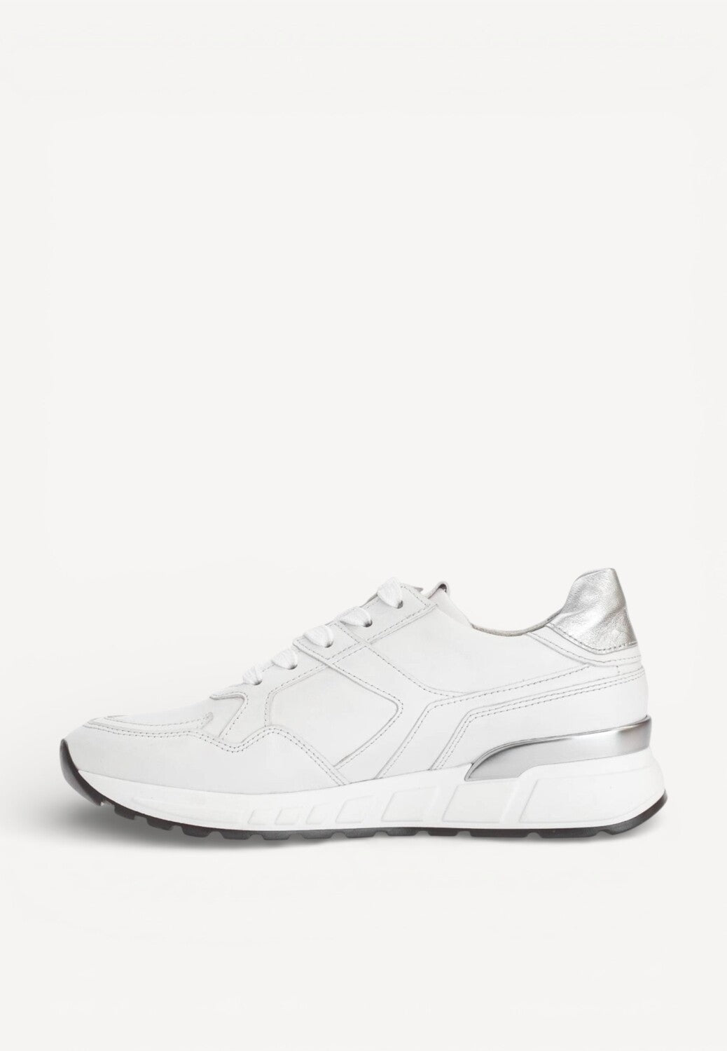 DAMES SPORTIEVE VETERSCHO-Wit leer