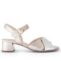 DAMES OPEN SCHOENEN-Goud combi kleur