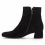 DAMES BOOTS+KORT LAARS-Zwart suède