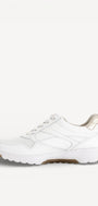 DAMES SPORTIEVE VETERSCHO-Wit leer