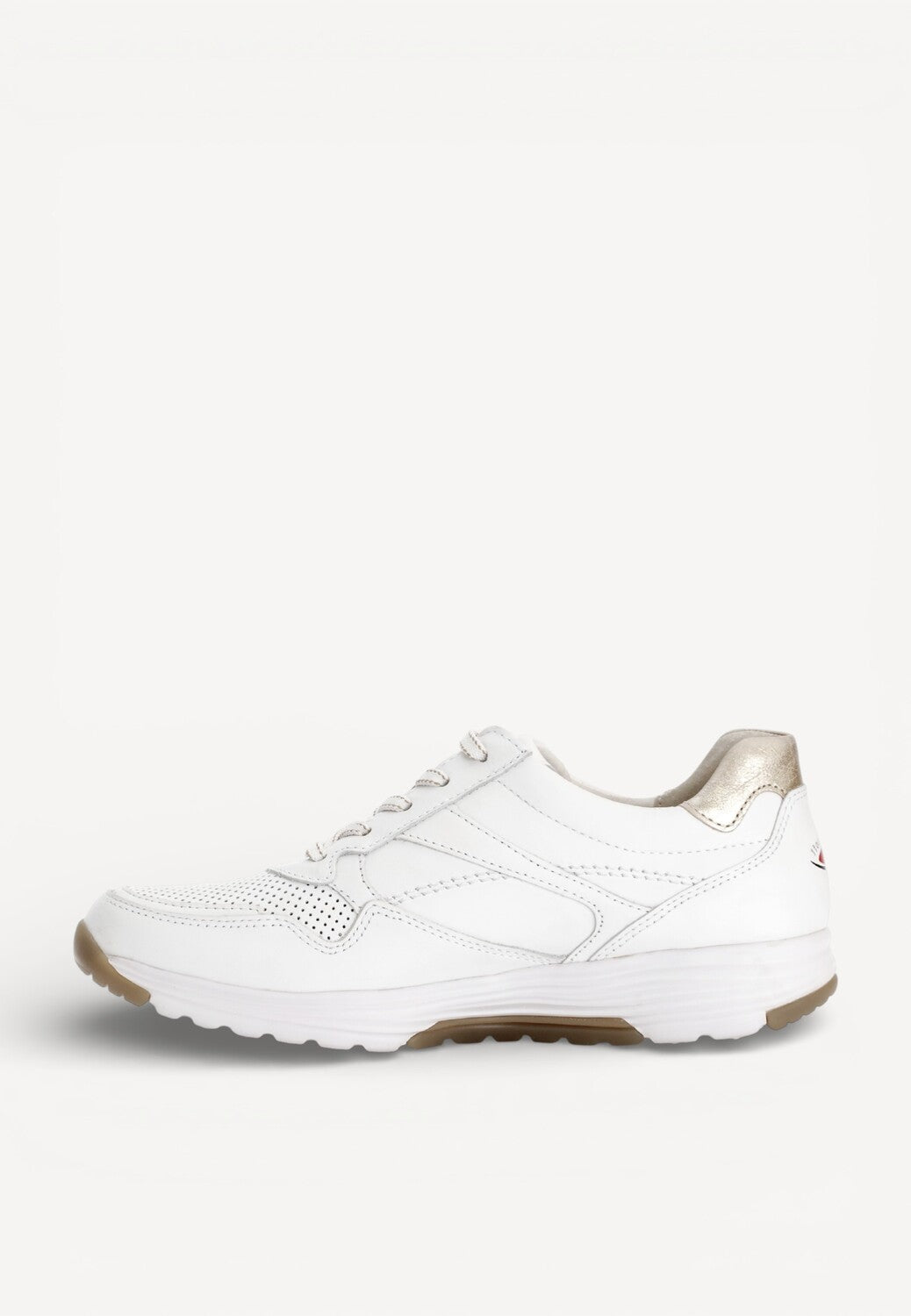 DAMES SPORTIEVE VETERSCHO-Wit leer