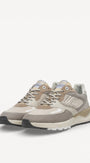 Heren veterschoenen-Beige combi kleur