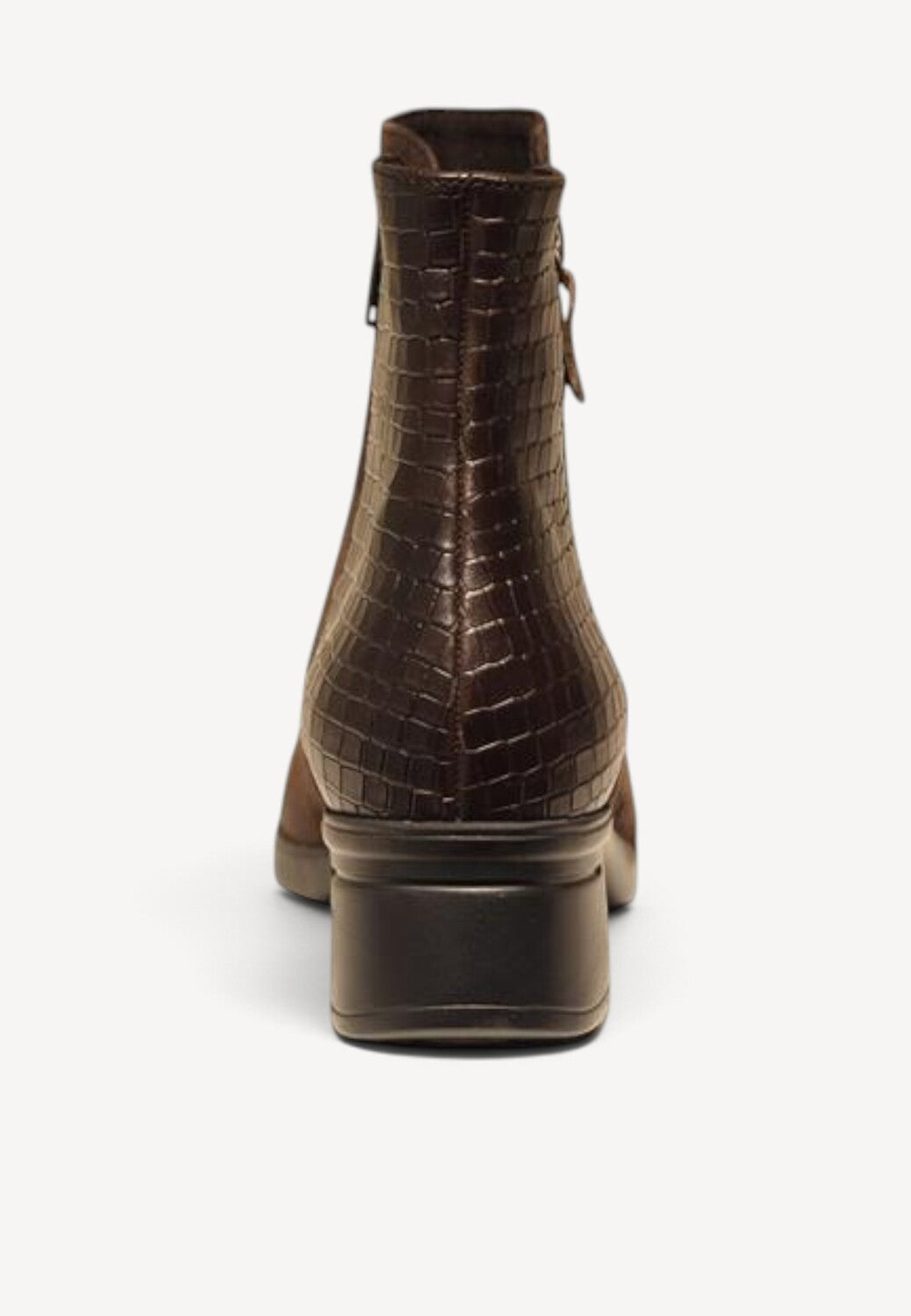 DAMES BOOTS+KORT LAARS-Bruin suède