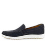 Heren instapper-Blauw suède/nubuck