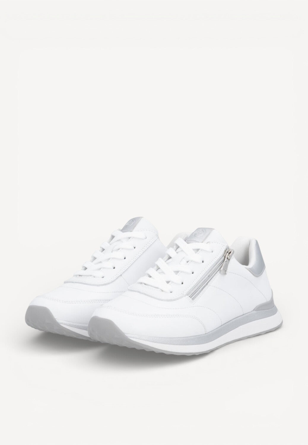 DAMES SPORTIEVE VETERSCHO-Wit leer