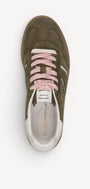 DAMES SPORTIEVE VETERSCHO-Groen suède/nubuck