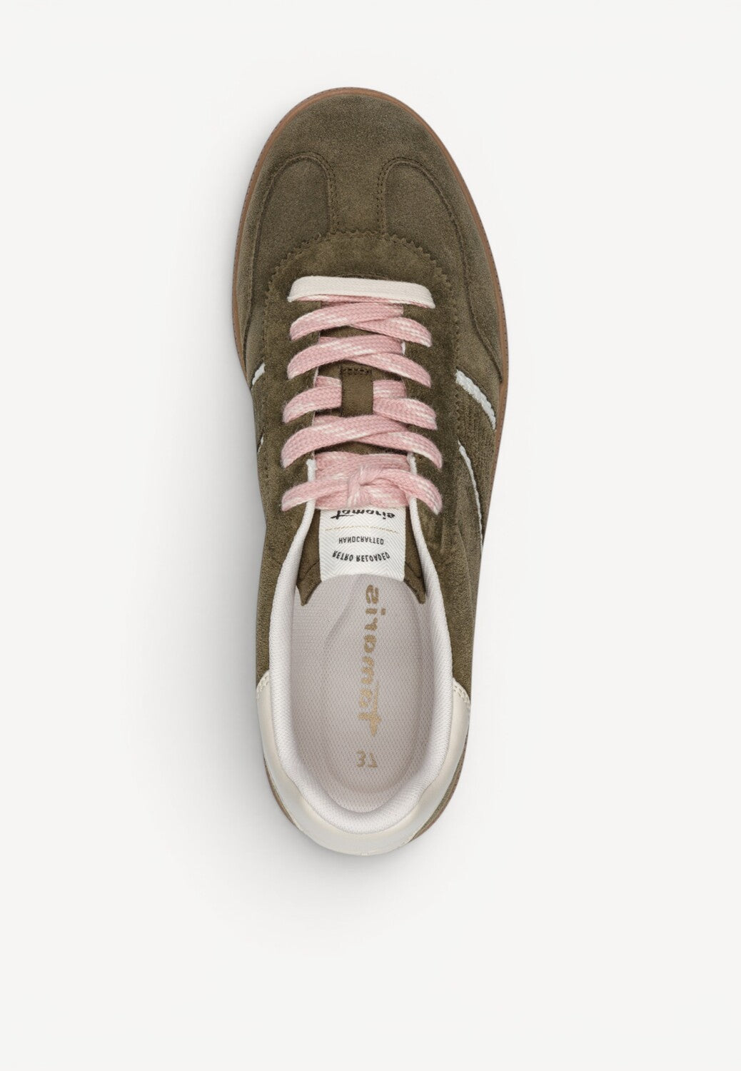 DAMES SPORTIEVE VETERSCHO-Groen suède/nubuck