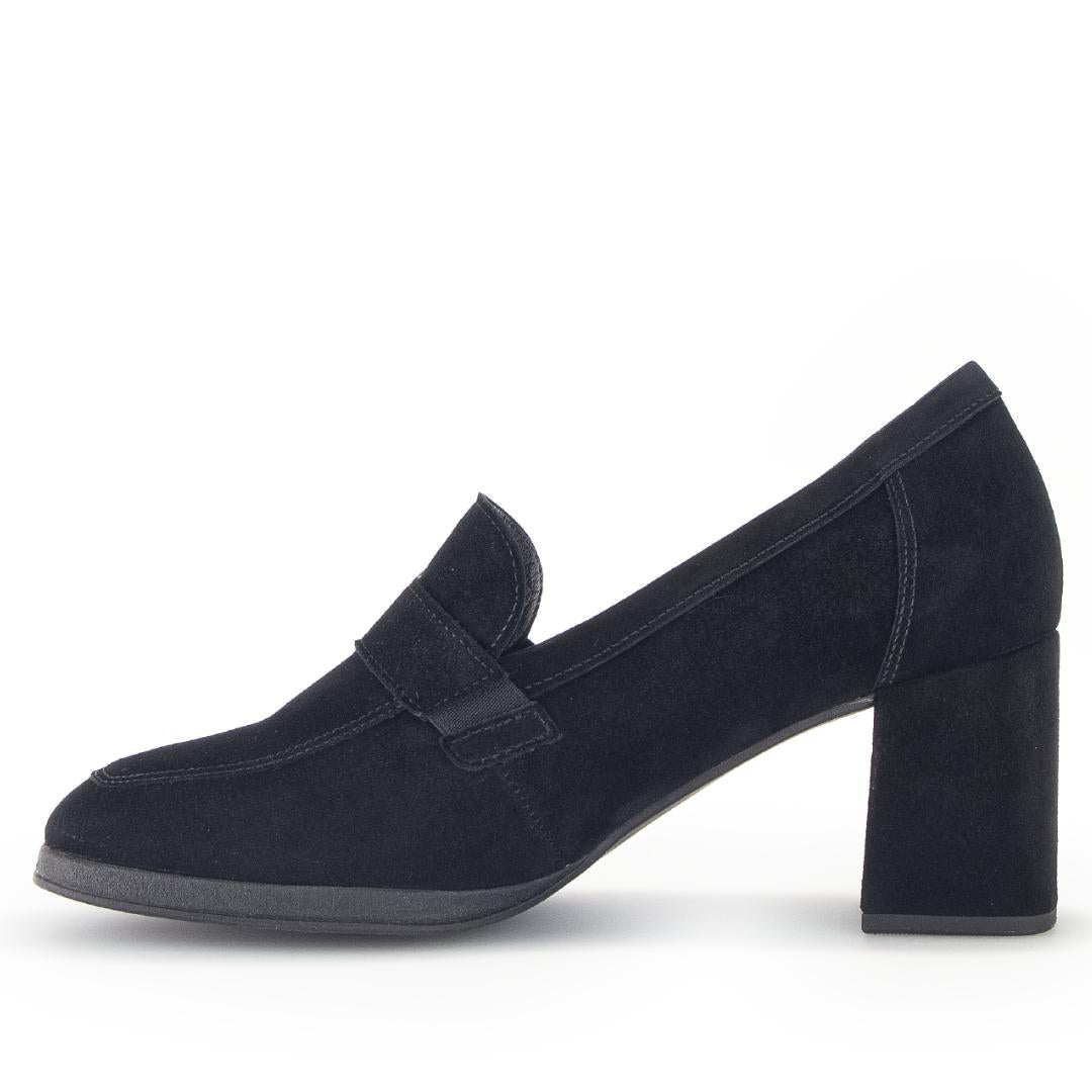 BALLERINAS + PUMPS-Zwart suède