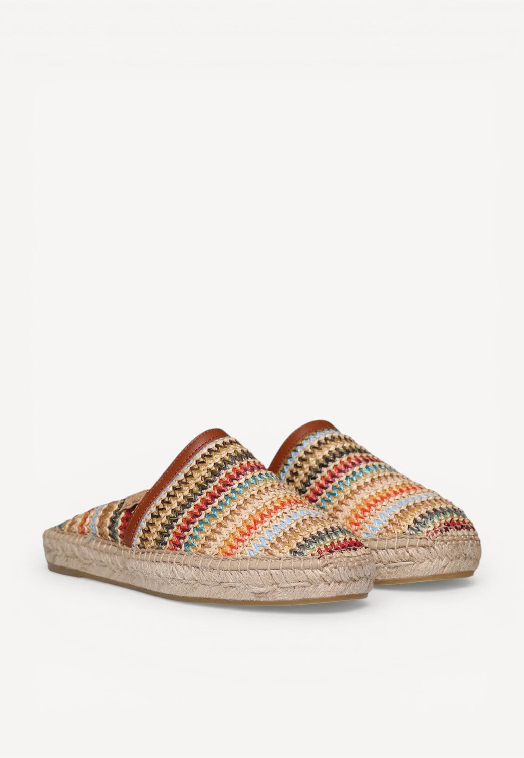 MUIL +SLINGBACK-Rood combi kleur