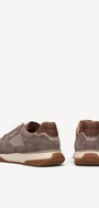 Heren veterschoenen-Beige suède/nubuck