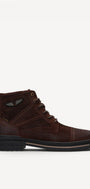 Heren boots-Bruin suède