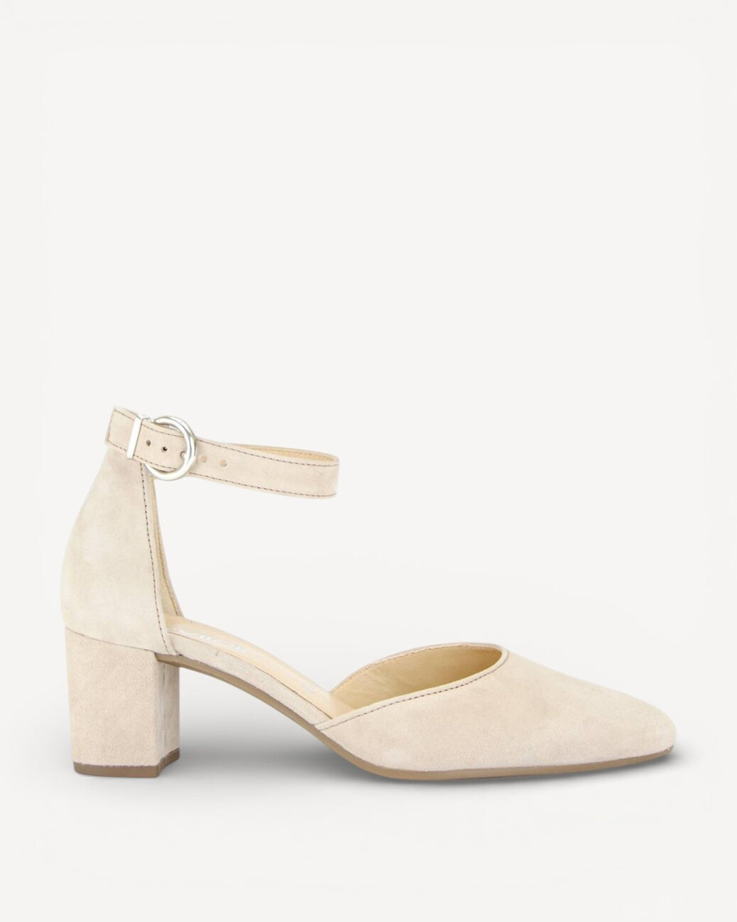 BALLERINAS + PUMPS-Beige suède/nubuck