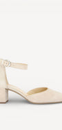 BALLERINAS + PUMPS-Beige suède/nubuck