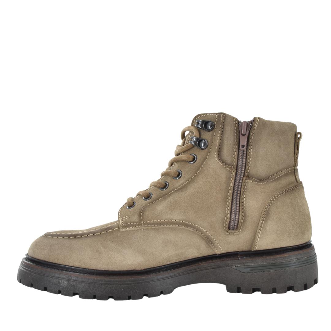 Heren boots-Beige suède/nubuck