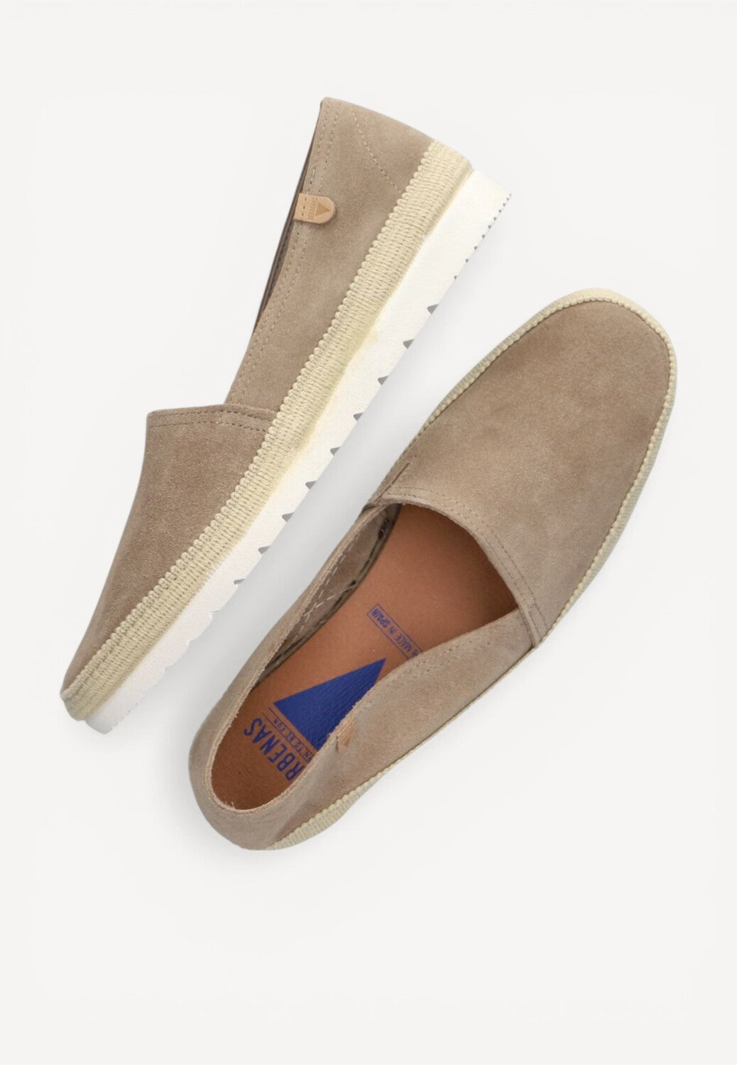 DAMES INSTAPSCHOENEN-Beige suède/nubuck
