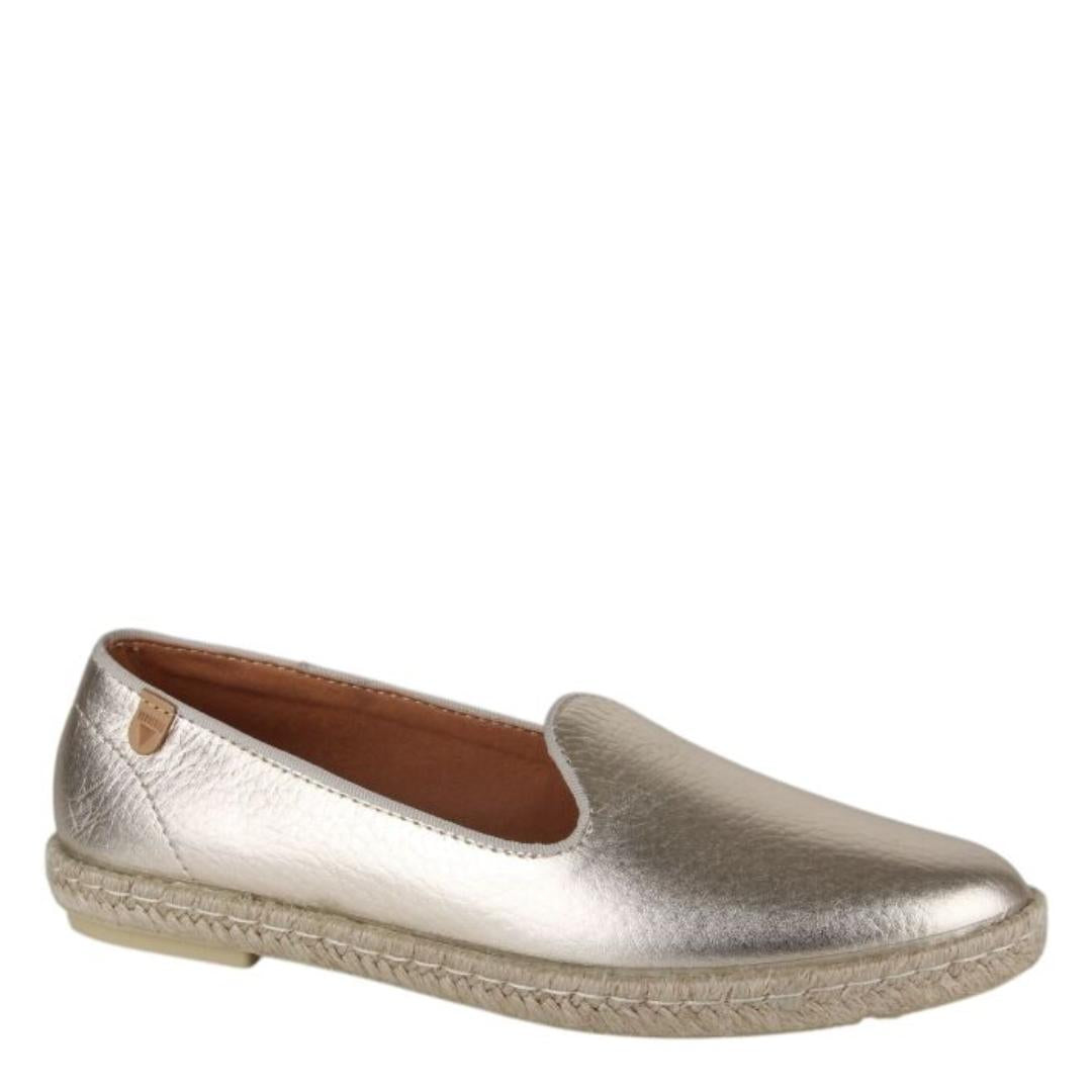 DAMES INSTAPSCHOENEN-Goud leer