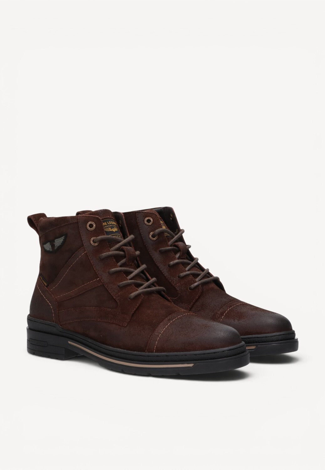 Heren boots-Bruin suède