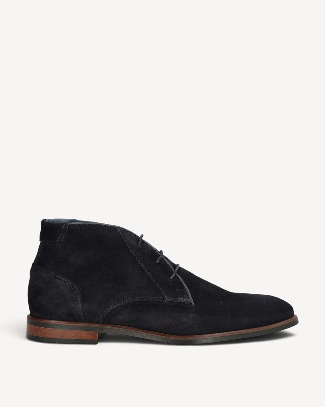 Heren boots-Blauw suède/nubuck