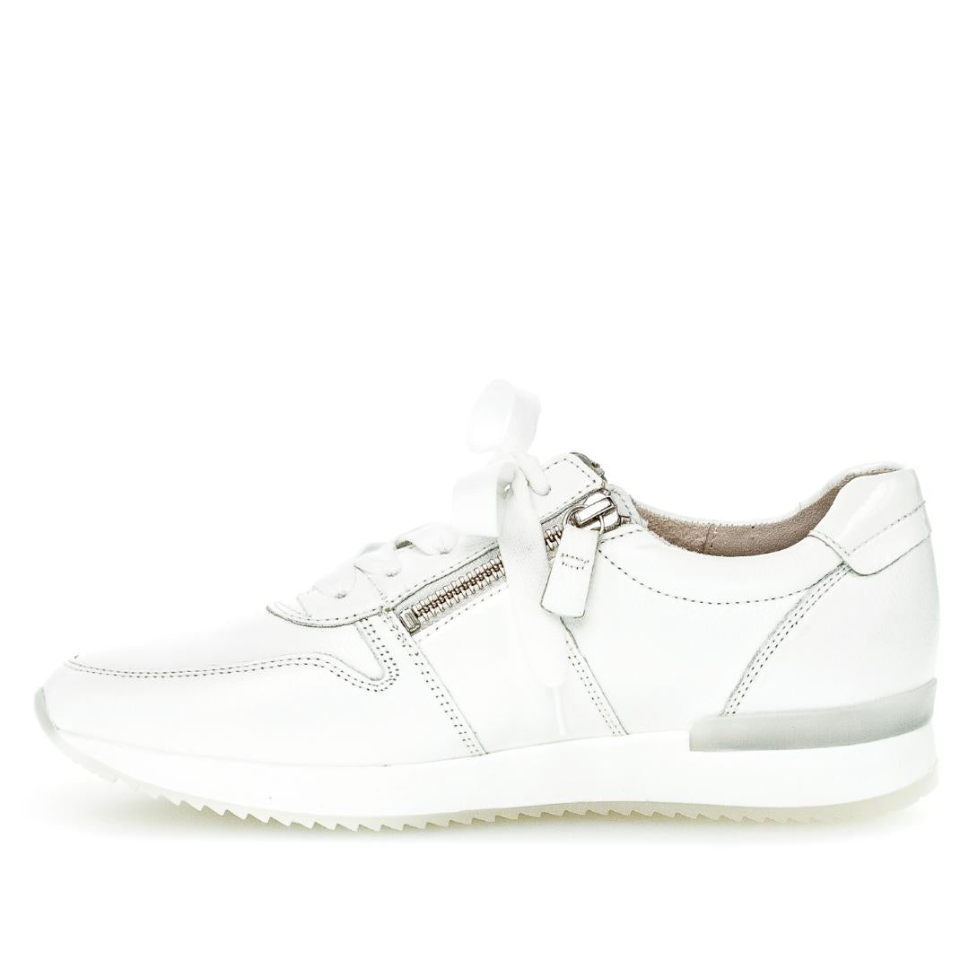 DAMES SPORTIEVE VETERSCHO-Wit leer