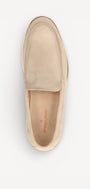 Heren instapper-Beige suède/nubuck