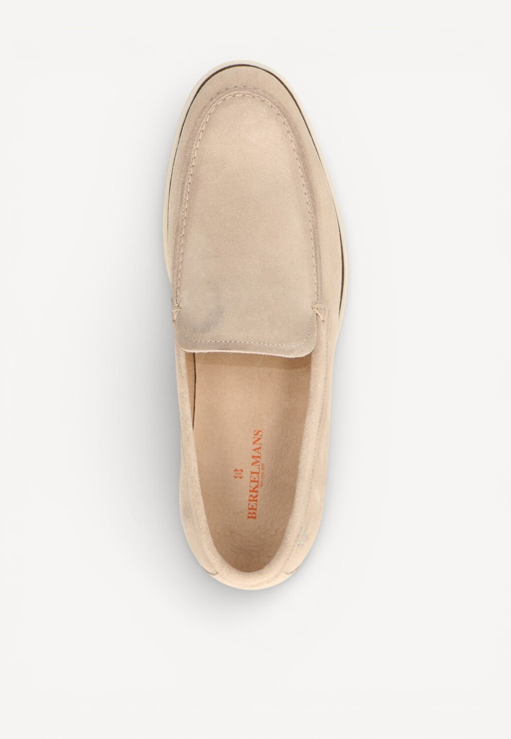 Heren instapper-Beige suède/nubuck