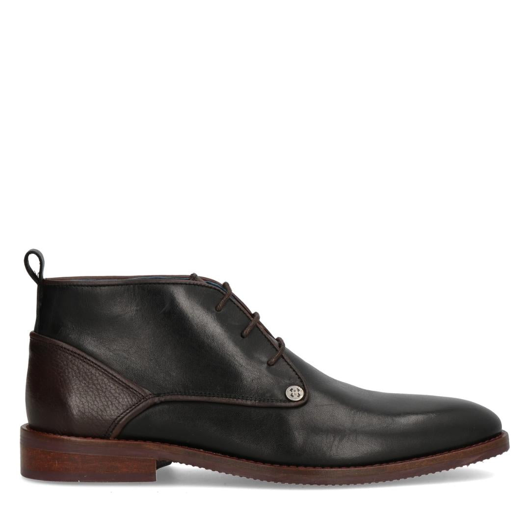 Heren boots-Zwart leer