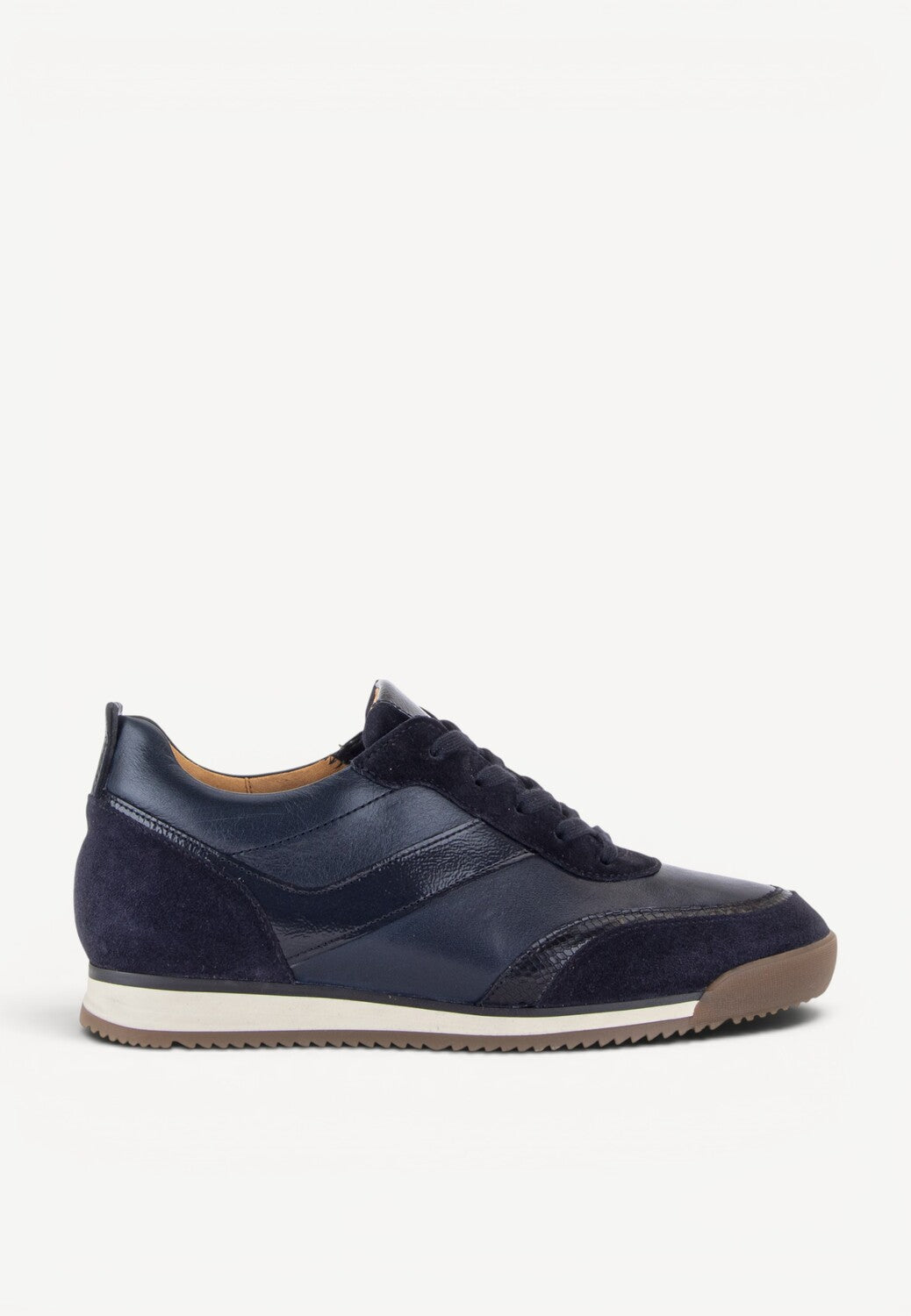 DAMES SPORTIEVE VETERSCHO-Blauw suède/nubuck