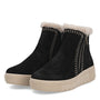 DAMES BOOTS+KORT LAARS-Zwart suède