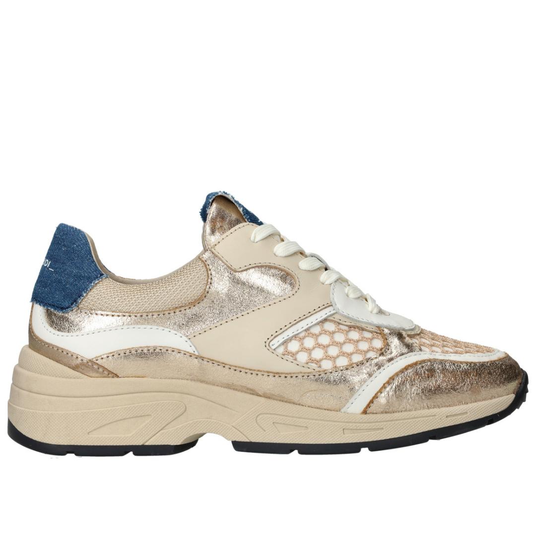 DAMES SPORTIEVE VETERSCHO-Goud combi kleur