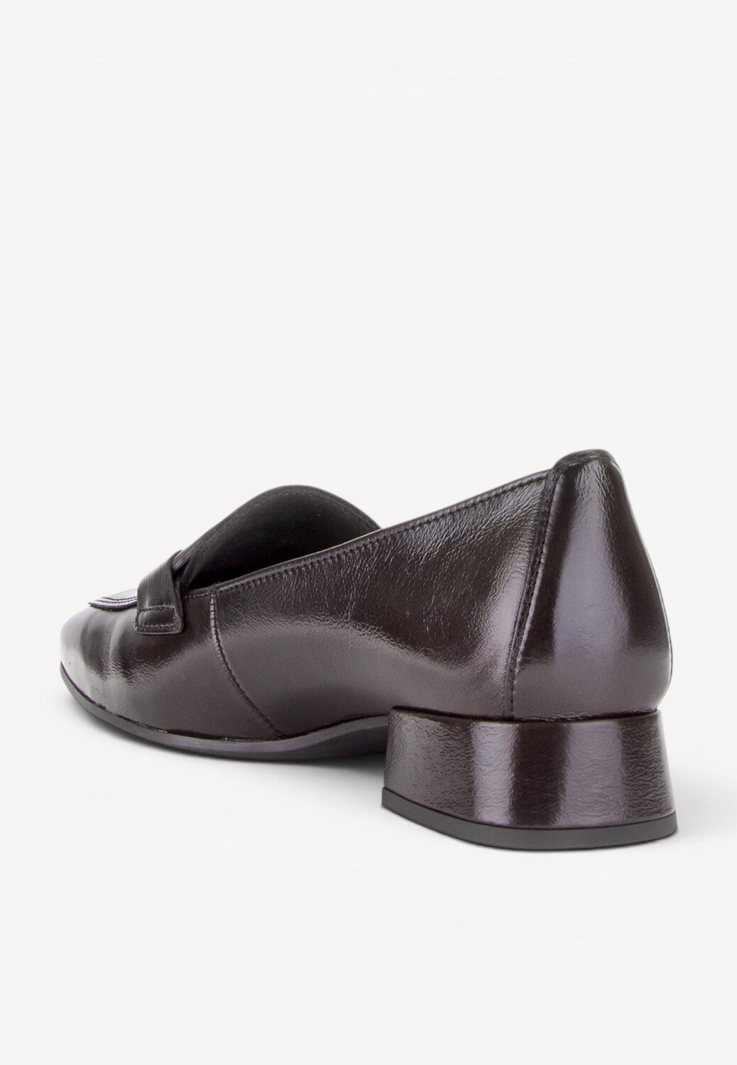 DAMES INSTAPSCHOENEN-Bruin lak