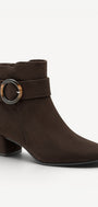DAMES BOOTS+KORT LAARS-Bruin diversen