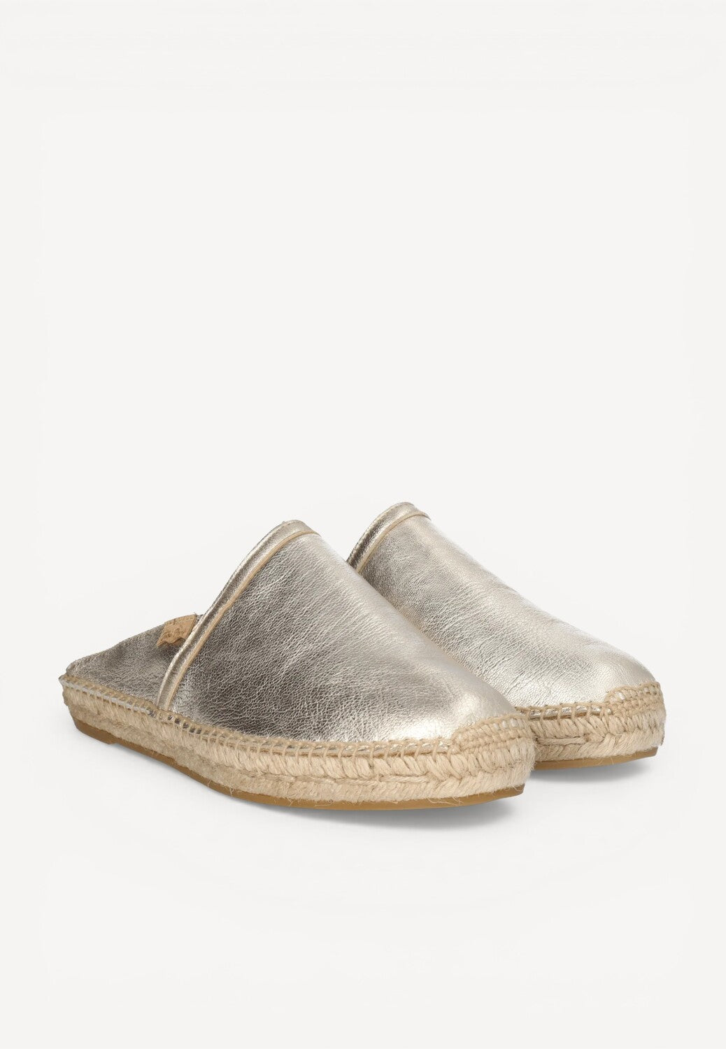 MUIL +SLINGBACK-Goud leer