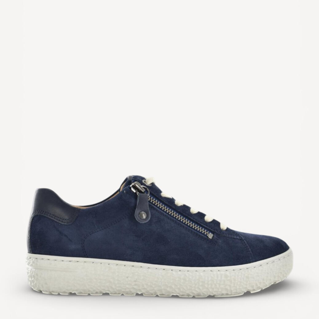 DAMES SPORTIEVE VETERSCHO-Blauw suède/nubuck