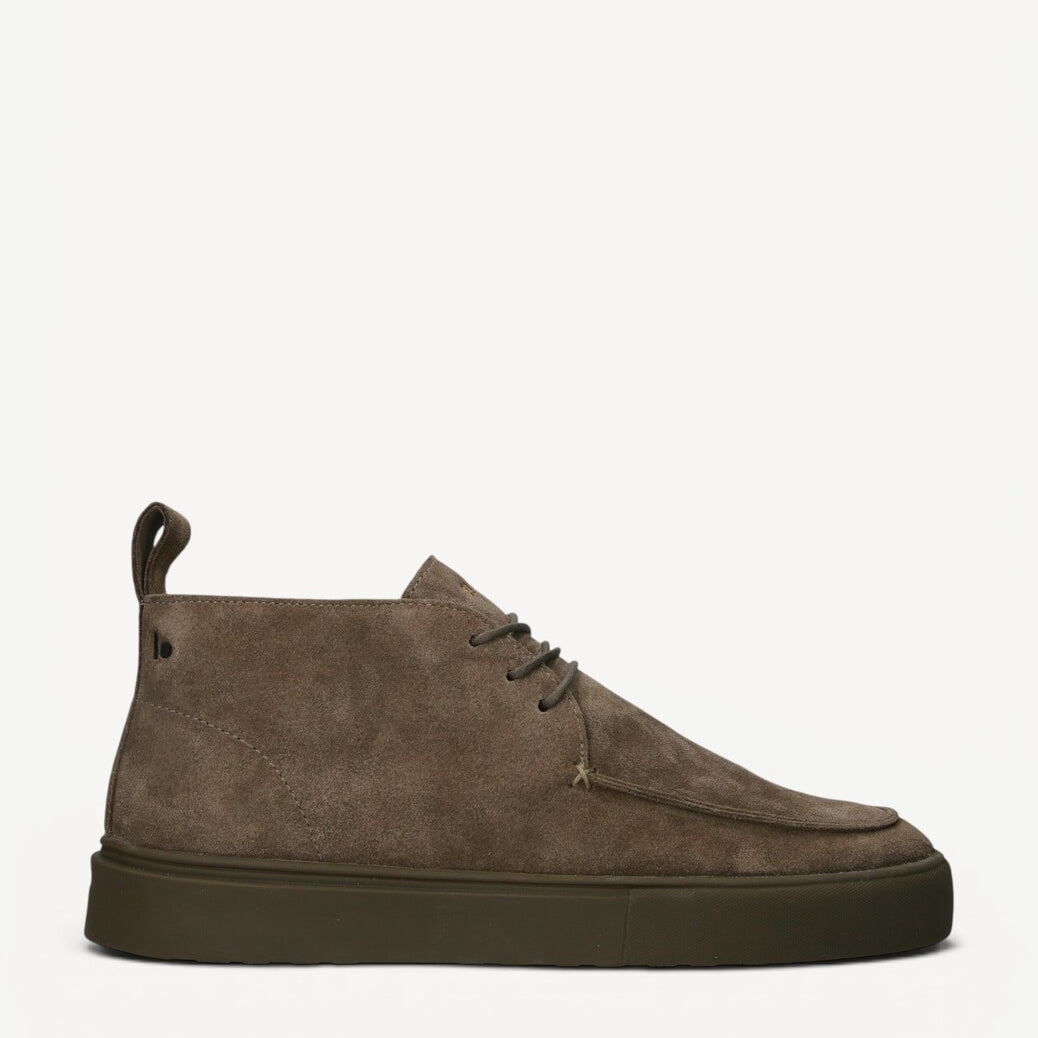 Heren boots-Bruin suède