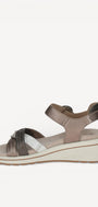 DAMES OPEN SCHOENEN-Goud combi kleur