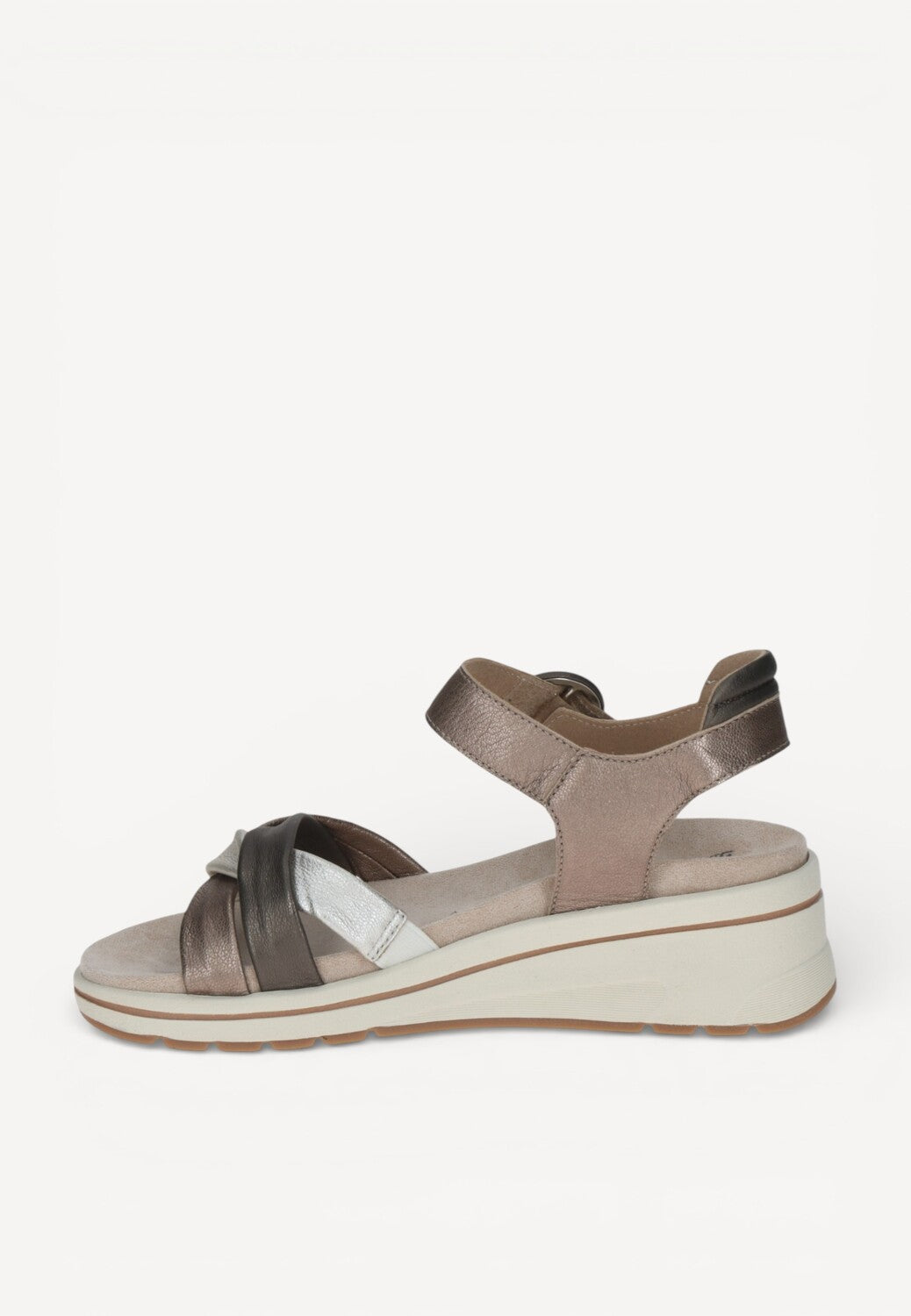 DAMES OPEN SCHOENEN-Goud combi kleur