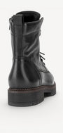 DAMES BOOTS+KORT LAARS-Zwart leer