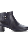 DAMES BOOTS+KORT LAARS-Blauw leer