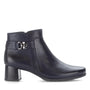 DAMES BOOTS+KORT LAARS-Blauw leer