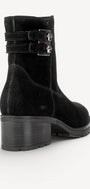 DAMES BOOTS+KORT LAARS-Zwart suède