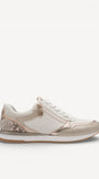 DAMES SPORTIEVE VETERSCHO-Beige leer